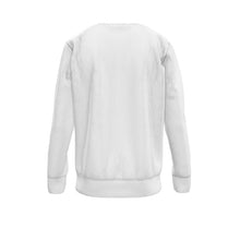 Load image into Gallery viewer, White long-sleeve men's sweatshirt