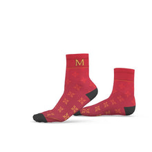 Load image into Gallery viewer, Men's Majestic Socks (Red Print)