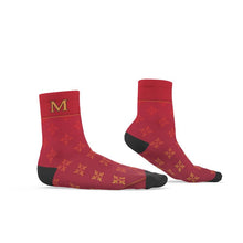 Load image into Gallery viewer, Men's Majestic Socks (Red Print)