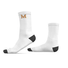 Load image into Gallery viewer, White Designer Sock's